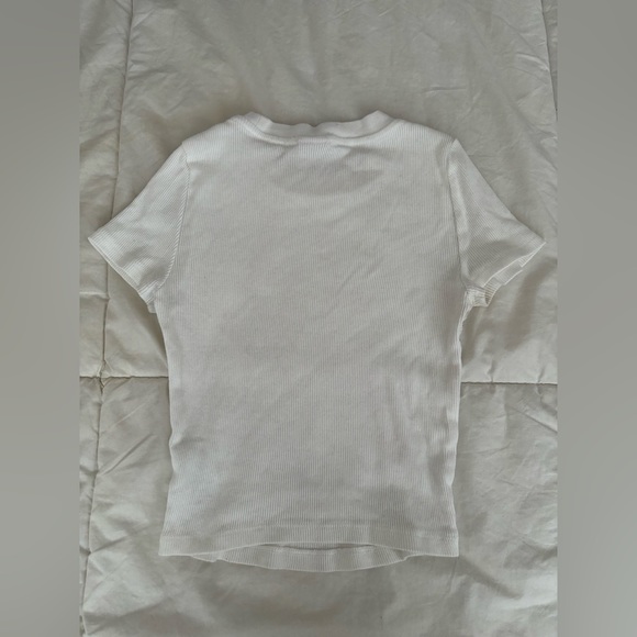 TNA Cropped White Tee - Picture 6 of 8